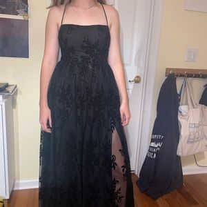 Long Black Windsor Prom Dress